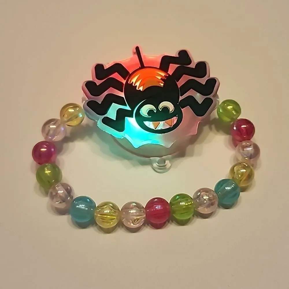 Kids Light Up Spider Bracelet Halloween Spooky Season
